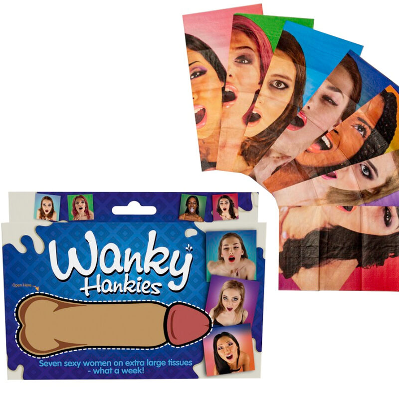 SPENCER &amp; FLEETWOOD - PAÑUELOS WANKY 7 PAÑUELOS EXTRA GRANDES PARA MUJER