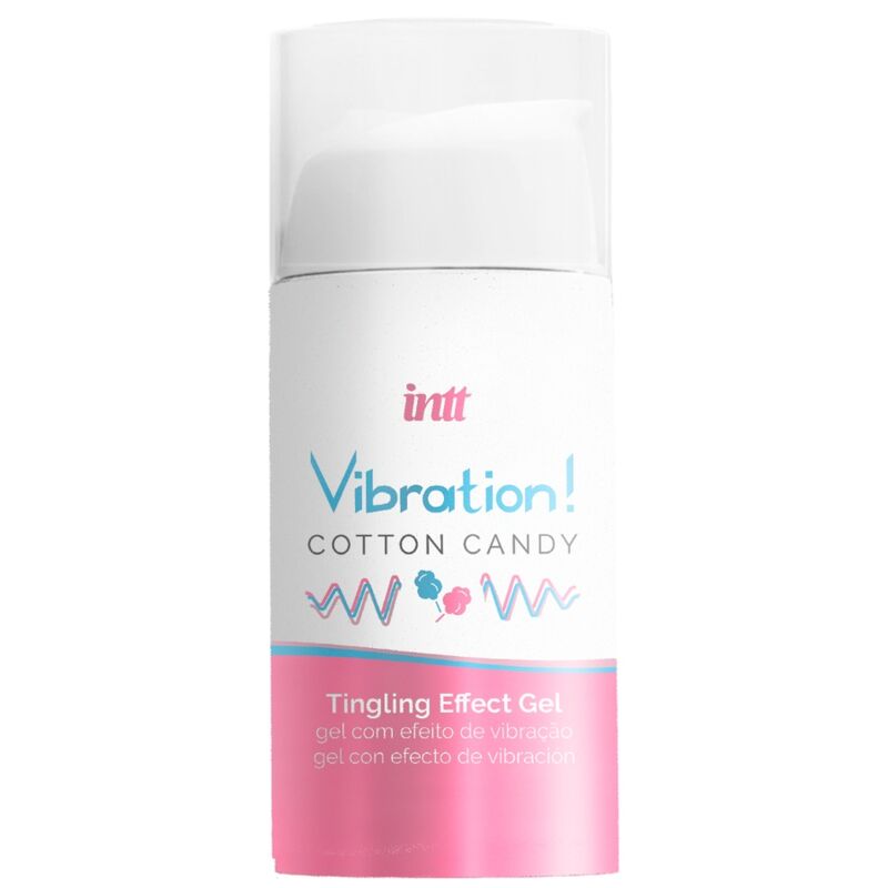 INTT - PODEROSO ESTIMULANTE ÍNTIMO ALGODÓN DE AZÚCAR GEL LÍQUIDO VIBRANTE 15 ML