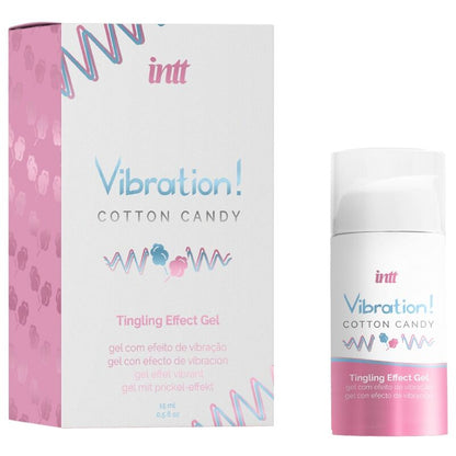 INTT - PODEROSO ESTIMULANTE ÍNTIMO ALGODÓN DE AZÚCAR GEL LÍQUIDO VIBRANTE 15 ML
