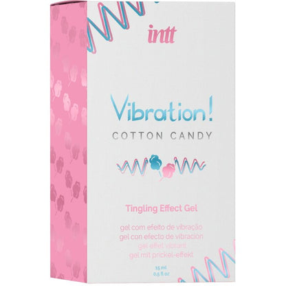 INTT - PODEROSO ESTIMULANTE ÍNTIMO ALGODÓN DE AZÚCAR GEL LÍQUIDO VIBRANTE 15 ML
