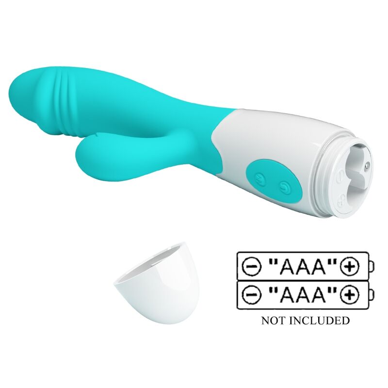 PRETTY LOVE - VIBRADOR DE PUNTO G RÁPIDO VERDE AGUA