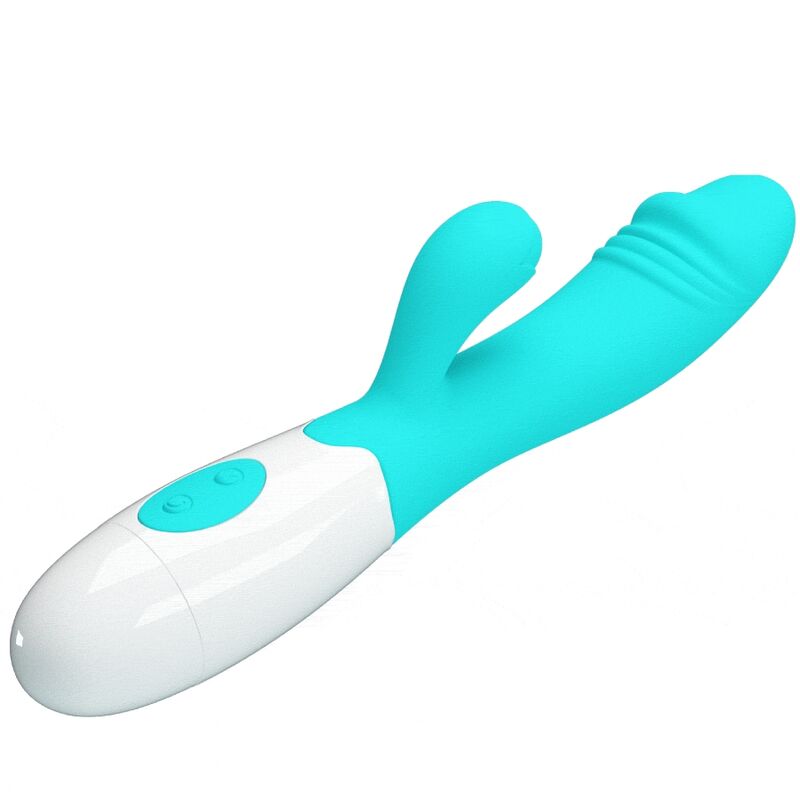 PRETTY LOVE - VIBRADOR DE PUNTO G RÁPIDO VERDE AGUA