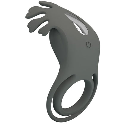 PRETTY LOVE - RUBEN DOUBLE VIBRATING RING WITH GRAY STIMULATOR