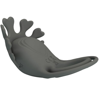 PRETTY LOVE - RUBEN DOUBLE VIBRATING RING WITH GRAY STIMULATOR