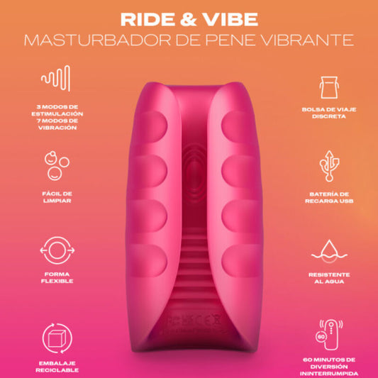 MASTURBADOR VIBRADOR DUREX - JUGUETE DE VIBRACIÓN Y PASEO
