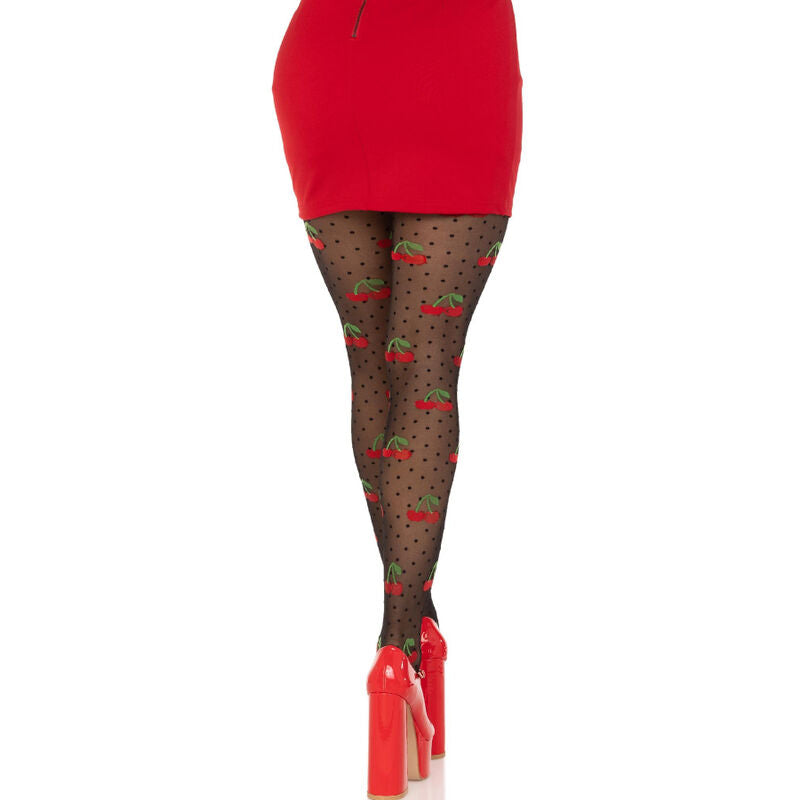 LEG AVENUE - CALCETINES SUAVES DE CEREZA NEGRA