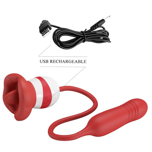 PRETTY LOVE - MASTURBADOR DE BOCA ROJA ASHLYNN