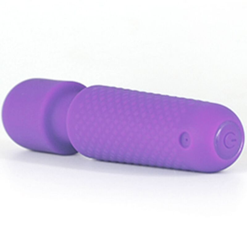 ARMONY - TU MASAJEADOR MÁGICO Y VIBRADOR RECARGABLE 10 VIBRACIONES VARITA PUNTA MORADA