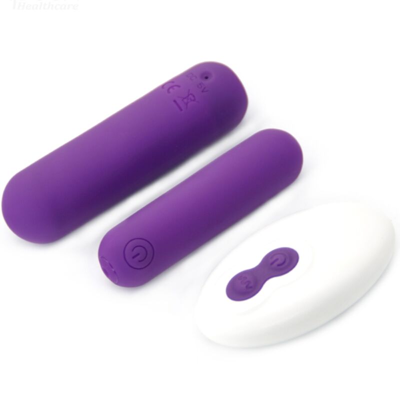 ARMONY - SPLASH JOLINE VIBRADOR BALA DE SILICONA CONTROL REMOTO 10 VIBRACIONES 6.5 X 1.5 CM MORADO
