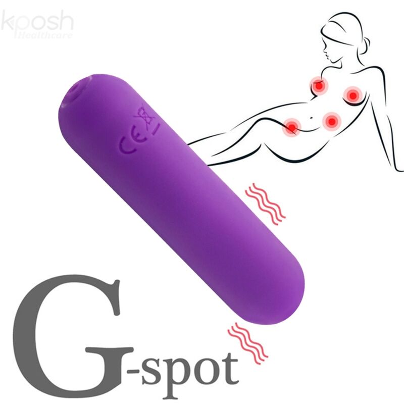 ARMONY - SPLASH JOLINE VIBRADOR BALA DE SILICONA CONTROL REMOTO 10 VIBRACIONES 6.5 X 1.5 CM MORADO