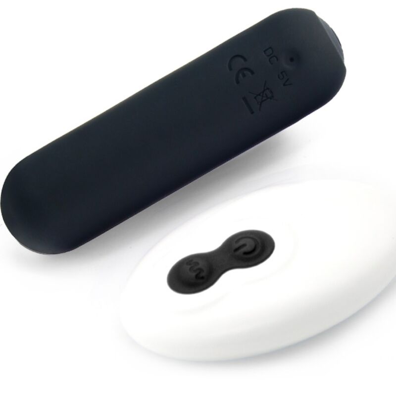 ARMONY - SPLASH JOIE BALA VIBRADOR DE SILICONA CONTROL REMOTO 10 VIBRACIONES 75 X 19 CM NEGRO