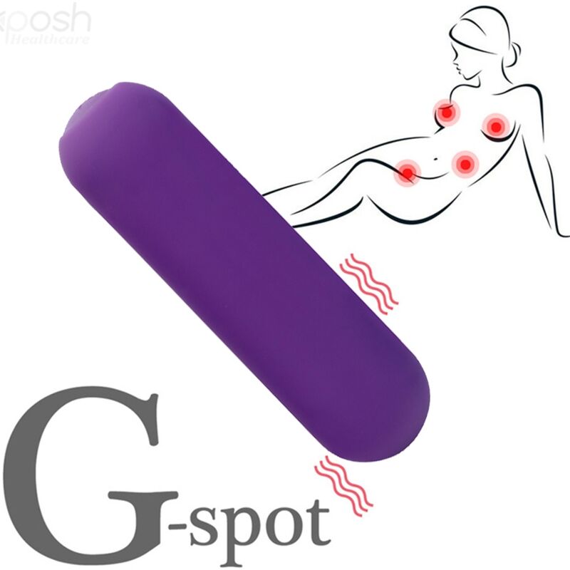 ARMONY - SPLASH JOIE BALA VIBRADOR DE SILICONA CONTROL REMOTO 10 VIBRACIONES 75 X 19 CM MORADO