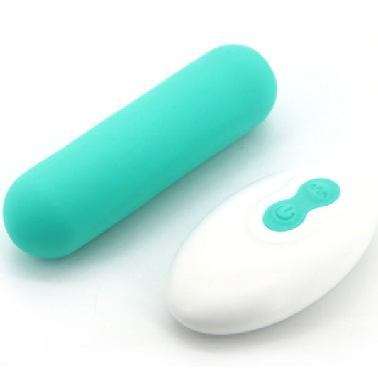 ARMONY - SPLASH JOIE BALA VIBRADOR DE SILICONA CONTROL REMOTO 10 VIBRACIONES 75 X 19 CM VERDE