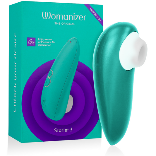 WOMANIZER - ESTIMULADOR CLÍTORIAL STARLET 3 TURQUESA