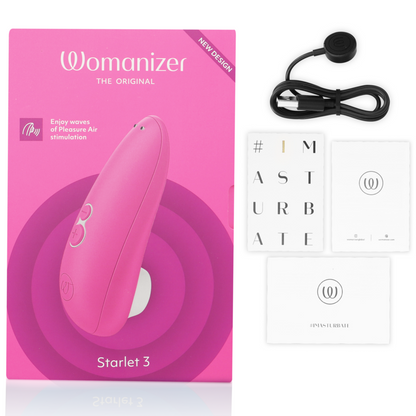WOMANIZER - STARLET 3 CLITORIAL STIMULATOR PINK