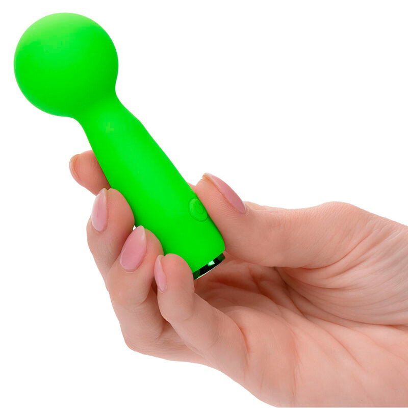 CALEXOTICS - NEON VIBES BUBBLY VIBE MINI MASAJEADOR 10 VIBRACIONES VERDE