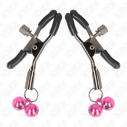 KINK - PINK DOUBLE BELL NOSE CLIP 6 CM