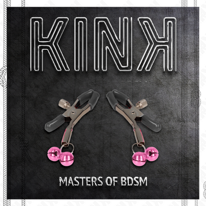 KINK - PINK DOUBLE BELL NOSE CLIP 6 CM