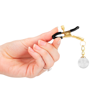 KINK - GOLD GLASS NOZZLE CLAMPS 6 CM