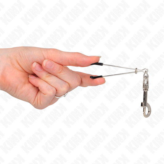 KINK - SILVER HOOK 7 CM POINTED TOE CLIP