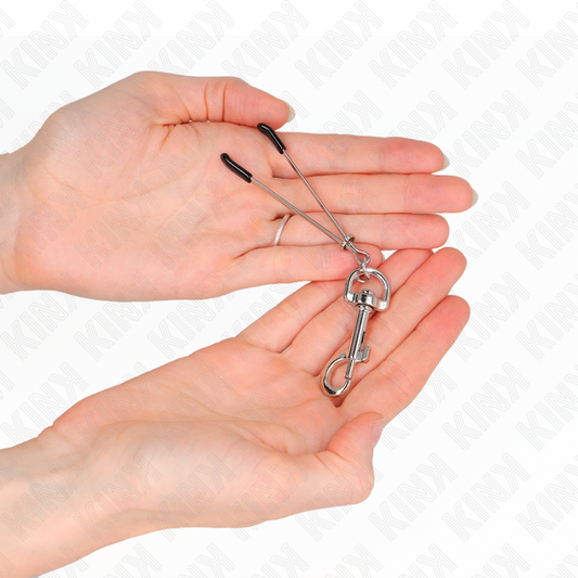 KINK - SILVER HOOK 7 CM POINTED TOE CLIP