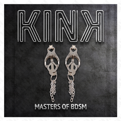 KINK - JAPANESE CLOVER NIPPERS WITH SMALL SILVER CHAINS