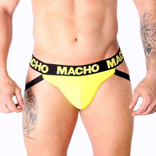 HOMBRE - MX25A JOCK AMARILLO LYCRA S