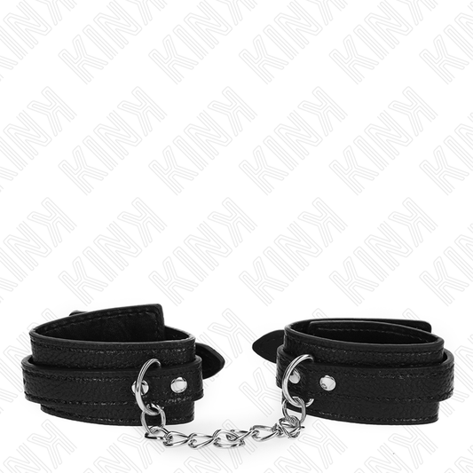 KINK - PATRÓN DE COBRA NEGRO AJUSTABLE EN LA MUÑECA 20-28 CM X 5,4 CM