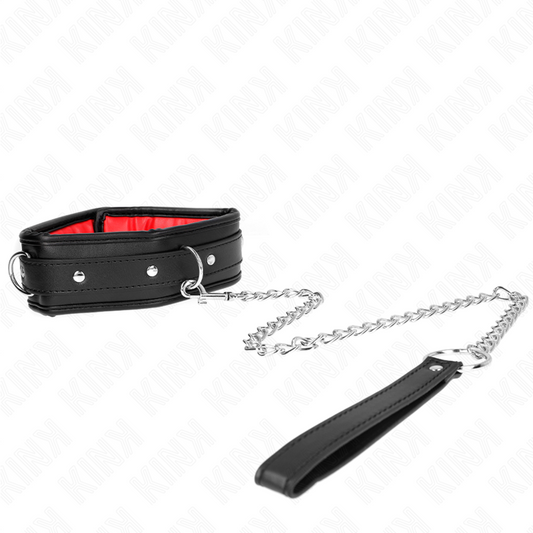 KINK - COLLAR CON CORREA DE PIEL SÍMIL ESPONJA MODELO 3 AJUSTABLE 37-54 CM X 3 CM