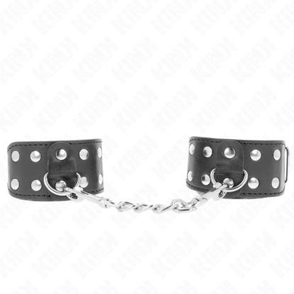 KINK - PULSERAS NEGRAS AJUSTABLES DE DOBLE TALLO