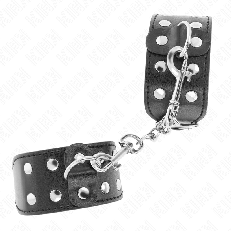 KINK - PULSERAS NEGRAS AJUSTABLES DE DOBLE TALLO