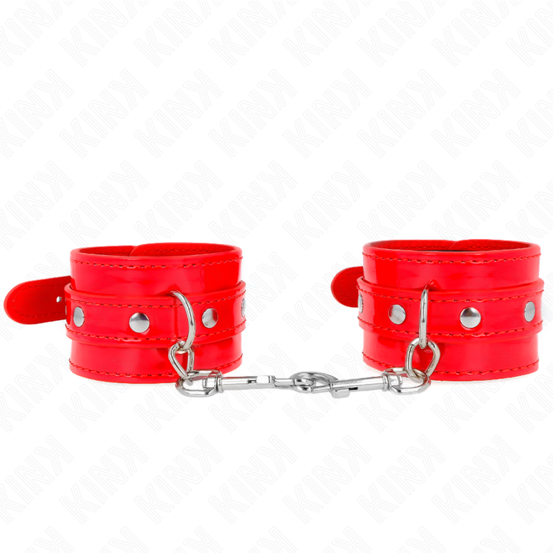 KINK - ESPOSAS DE MANO ROJAS BRILLANTES AJUSTABLES 23-33 CM