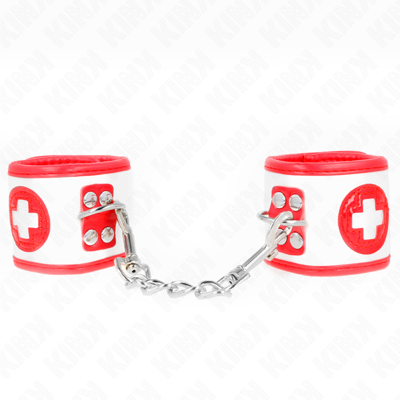 KINK - MINI ESPOSAS DE ENFERMERA AJUSTABLES 18-23 CM X 5 CM