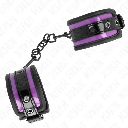 KINK - PUÑOS AJUSTABLES DE NEOPRENO MORADO CLARO 21-28 CM X 5 CM