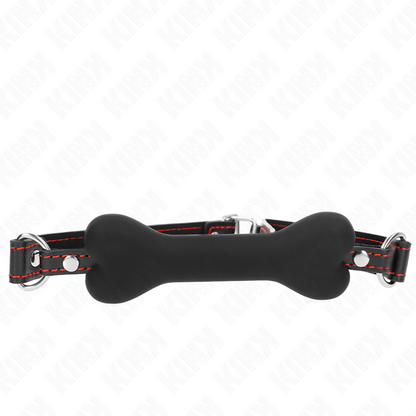KINK - BLACK BONE GAG 12 CM 63 x 2 CM