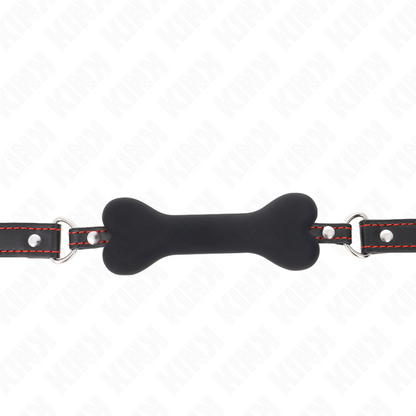 KINK - BLACK BONE GAG 12 CM 63 x 2 CM