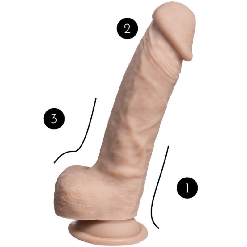 SILEXD - MODEL 1 PREMIUM REALISTIC SILEXPAN SILICONE PENIS 21.5 CM
