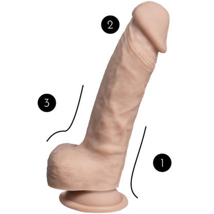 SILEXD - MODEL 1 PREMIUM REALISTIC SILEXPAN SILICONE PENIS 21.5 CM