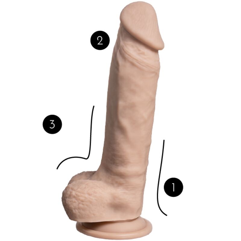 SILEXD - MODEL 1 PREMIUM REALISTIC SILEXPAN SILICONE PENIS 21.5 CM
