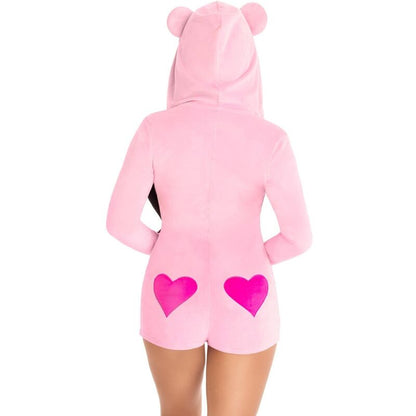 LEG AVENUE - BODY DE OSO DE TERCIOPELO ROSA S