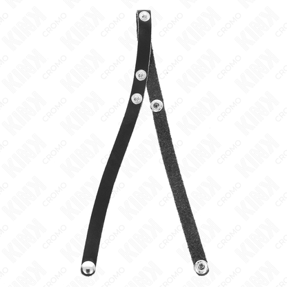 KINK - ANILLO DE CUERO PARA EL PENE CON CIERRE A PRESIÓN 39 X 1 CM