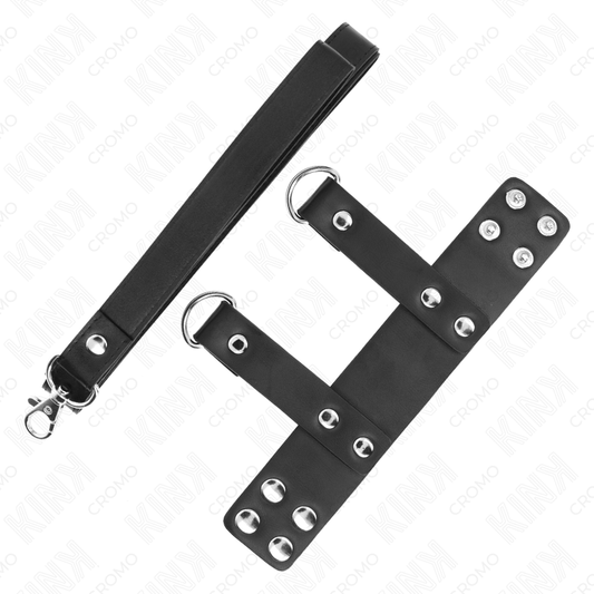 KINK - ANILLO PARA EL PENE CON CORREA DE CUERO AJUSTABLE