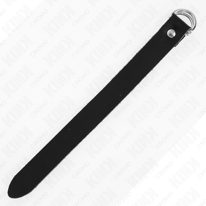 KINK - ANILLO DE CUERO PARA EL PENE CON CIERRE A PRESIÓN 22 X 2 CM
