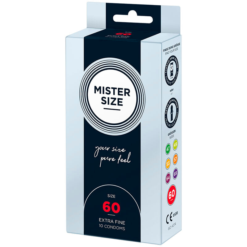 MISTER SIZE - CONDÓN TALLA XL 60 MM (10 UNIDADES)