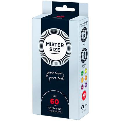 MISTER SIZE - CONDÓN TALLA XL 60 MM (10 UNIDADES)