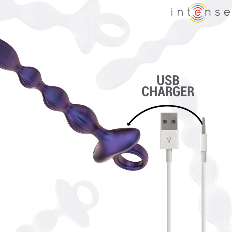 INTENSE - PLUG ANAL VIBRADOR JACKIE MODELO 1 CONTROL REMOTO