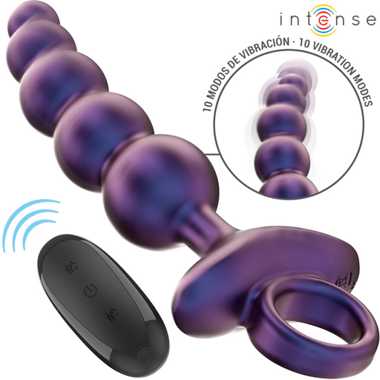 INTENSE - TITO VIBRADOR PLUG ANAL MODELO 3 CONTROL REMOTO