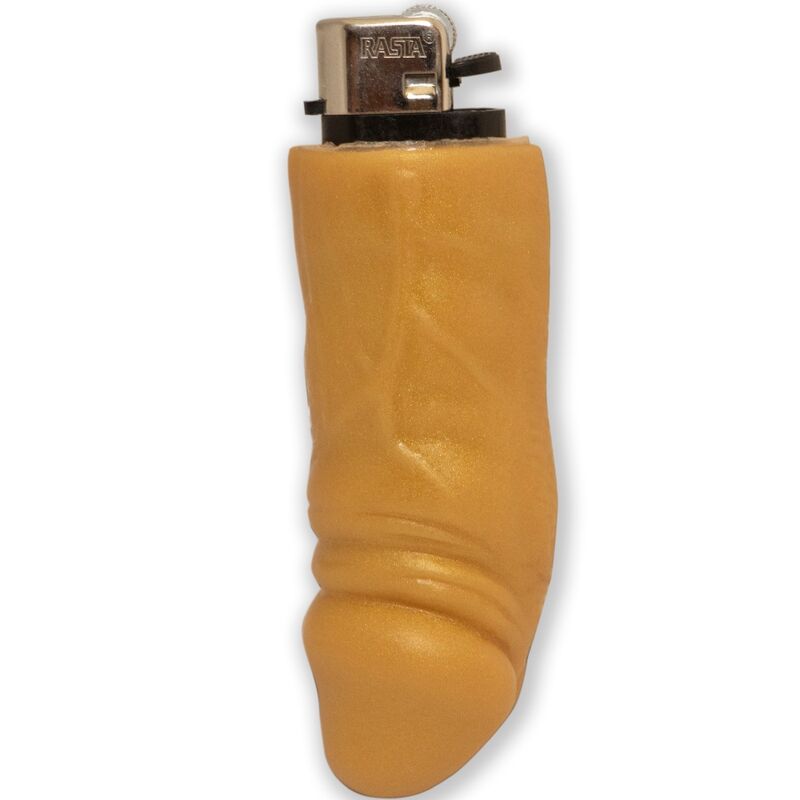 SPICY DIABLO - ENCENDEDOR RECARGABLE CON FORMA DE PENE DORADO