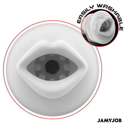 JAMYJOB - MASTURBADOR AUTOMÁTICO MEGABITE CON 5 MODOS DE SUCCIÓN Y VIBRACIÓN