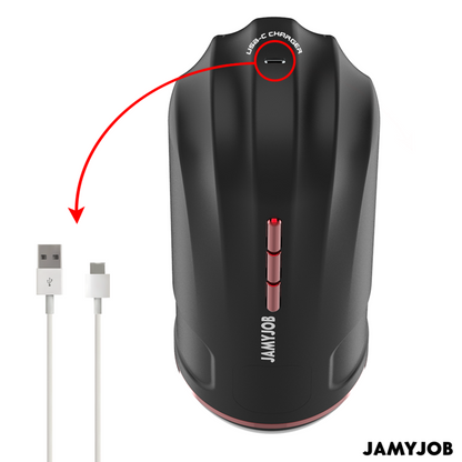 JAMYJOB - MASTURBADOR AUTOMÁTICO MEGABITE CON 5 MODOS DE SUCCIÓN Y VIBRACIÓN